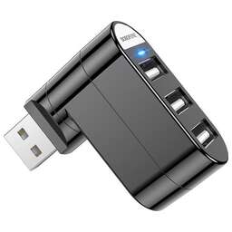 BOROFONE (6974443380545) DH3 Black - USB HUB 3USB 2.0