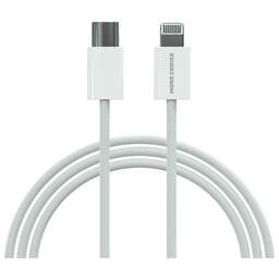 MORE CHOICE (4620202550408) K73i USB 3.0A PD 20W для Lighting 8-pin Type-C - нейлон 1м White
