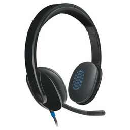 LOGITECH Гарнитура H540, для компьютера, накладные, проводные, черный [981-000481]