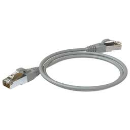 SYSMATRIX Патч-корд PC 4545.5ES26.1LSZHGY F/UTP RJ-45 вил.-вилка RJ-45 кат.5E 1м серый LSZH