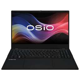 OSIO Ноутбук BaseLine B150i-010b N-series N200 8Gb SSD512Gb Intel UHD Graphics 15.6" IPS FHD (1920x1080) Windows 11 Home black WiFi BT Cam 5000mAh