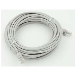 NONAME Патч-корд cat.5E stranded molded 10м серый RJ-45 (m)-RJ-45 (m)