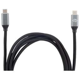 DIGMA Кабель USB Type-C (m) - USB Type-C (m), 2м, черный [d-type-c-usb3.2-100w-4k-2m]