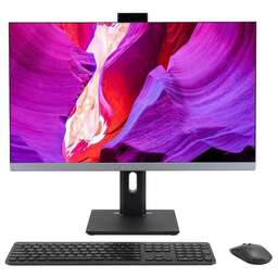 DIGMA PRO Моноблок Unity 27" Full HD i5 12400 (2.5) 16Gb SSD512Gb UHDG 730 CR Windows 11 Pro GbitEth WiFi BT 90W клавиатура мышь Cam серый/черный 1920x1080