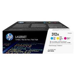 HP Картридж (тройная упаковка) 312A, голубой / желтый / пурпурный / CF440AM
