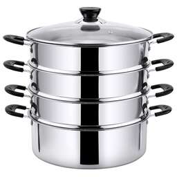 POMI D'ORO P630102 Vapore Мантоварка-пароварка, 26см