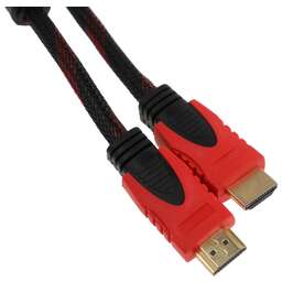 PREMIER Кабель соединительный аудио-видео 5-813R HDMI (m)/HDMI (m) 20м. феррит.кольца черный/красный (5-813R 20.0)