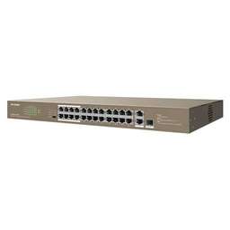 IP-COM Коммутатор F1126P-24-250W, неуправляемый