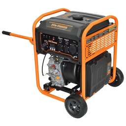 CARVER Дизельный генератор PPG - 7000IDE, 220 В, 5.5кВт, на колёсах с АКБ [01.020.00071]