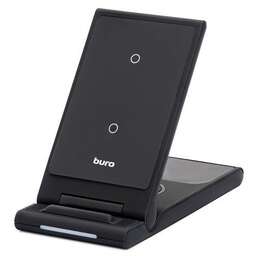 BURO Беспроводное зарядное устройство CWC-QC5, USB-C, 15Вт, 3A, черный [cwc-qc5a15bk]