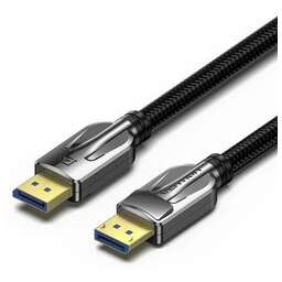 VENTION Кабель аудио-видео HGABG, DisplayPort (m) - DisplayPort (m), AWG30, медный, 1.5м, GOLD, черный