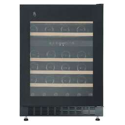 HYUNDAI Винный шкаф HBWC 0862 DUT, вместимость: 46 бутылок, 129л, 82см, черный
