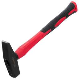 MATRIX Молоток слесарный optimal, 400 г, фибергласовая обрезиненная рукоятка, квадратный боек 10368