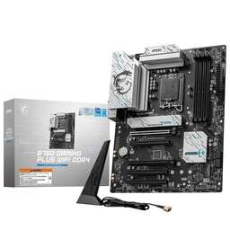 MSI Материнская плата B760 GAMING PLUS WIFI DDR4 B760, LGA1700, 4*DDR4, 5*PCIEx16, 2*M.2, 2*TypeC, 2*USB3.2Gen2, 2*USB3.2Gen1, 8*USB2.0, 4*SATA3.0, 2.5G, DP, HDMI, ATX, RTL