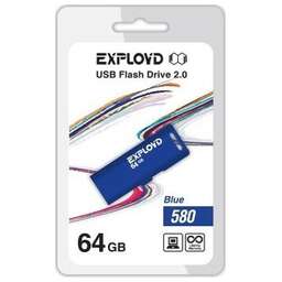 EXPLOYD 64GB 580 синий [EX-64GB-580-Blue]