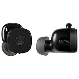 AUDIO-TECHNICA Наушники ATH-SQ1TW, Bluetooth, внутриканальные, черный [80001872]