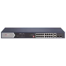 HIKVISION Коммутатор DS-3E0520HP-E 18x1Гбит/с 2SFP 12PoE+ 4PoE++ 225W неуправляемый