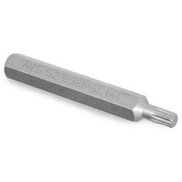 AVS Вставка 3/8" SPLINE M6, длина 75 мм B38M6L