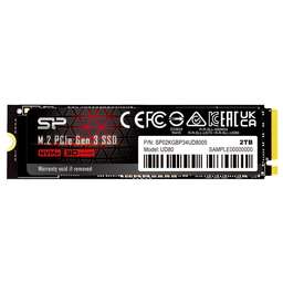 SILICON POWER SSD накопитель M-Series UD80 SP02KGBP34UD8005 2ТБ, M.2 2280, PCIe 3.0 x4, NVMe, M.2