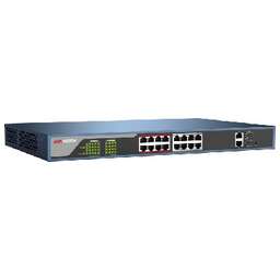 HIKVISION DS-3E0318P-E неуправляемый PoE коммутатор 16