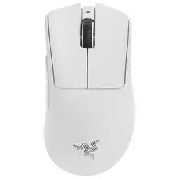 RAZER Мышь DeathAdder V3 Pro белый оптическая 30000dpi беспров. USB-C 5but (RZ01-04630200-R3A1)