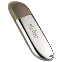 NETAC Флешка USB U352 128ГБ, USB2.0, серебристый [nt03u352n-128g-20pn]