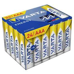 VARTA AAA Батарейка Energy LR03 AAA, 24 шт