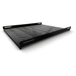 HYPERLINE Полка стационарная TSH3L-650-RAL9004 1U нагр.:20кг. 19" 650мм черный (упак.:1шт)