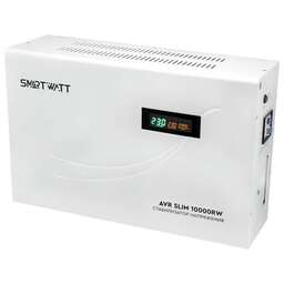 SMARTWATT Стабилизатор напряжения AVR Slim 10000RW 10000ВА белый