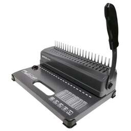 OFFICE KIT Переплетчик B2112N A4/перф.12л.сшив/макс.450л./пластик.пруж. (4.5-51мм)