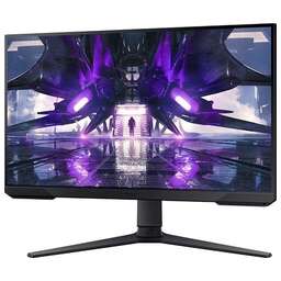 SAMSUNG Монитор 24" Odyssey G3 S24AG320NI черный VA LED 1ms 16:9 HDMI полуматовая HAS Piv 250cd 178гр/178гр 1920x1080 165Hz FreeSync Premium DP 4.5кг