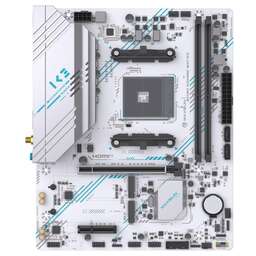 MAXSUN Материнская плата MS-B550M GAMING WIFI ICE B550, AM4, 2*DDR4, 1*PCIEx16, 1*PCIEx4, 1*PCIEx1, 2*M.2, 4*USB3.2Gen1, 6*USB2.0, 2*SATA3.0, 1G, DP, HDMI, M-ATX, RTL