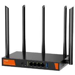 TENDA Wi-Fi роутер W30E, AX3000, черный