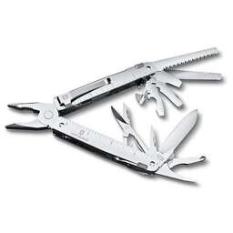 VICTORINOX Мультитул SwissTool MX Clip, 26 функций, серебристый [3.0327.mkb1]