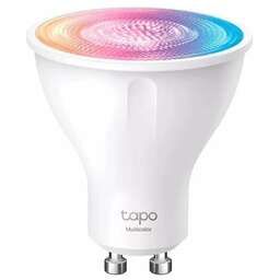TP-LINK Умная лампочка Tapo L630 /GU10/3.7 Вт/350 Лм/2200–6500К/RGB-свечение/Wi-Fi 2.4 ГГц/белый (TAPO L630)