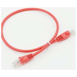 NONAME Патч-корд cat.5E stranded molded 0.5м красный RJ-45 (m)-RJ-45 (m)