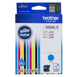 BROTHER Картридж LC525XLC, голубой / LC525XLC