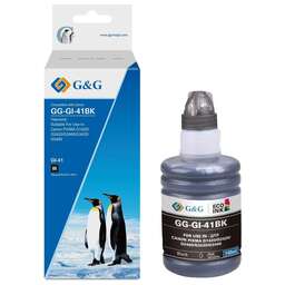 G&G Чернила GG-GI-41BK черный140мл для Canon PIXMA G1420/G2420/G2460/G3420/G3460