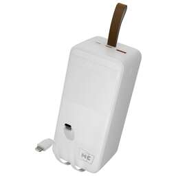 MORE CHOICE (4620202552860) PB59-50 50000mAh 1USB+1Type-C+1micro-USB 3.0A 22.5W+PD20W+QC3.0 , белый