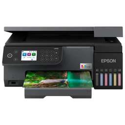 EPSON МФУ струйный EcoTank L8100 (C11CK94402/C11CK94503) A4 WiFi черный