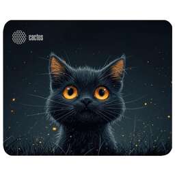 CACTUS Black Cat 250x200x3мм (CS-MPC-D09S)