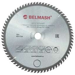BELMASH Диск пильный по ламинату 305x3,2/2,2x30 72T