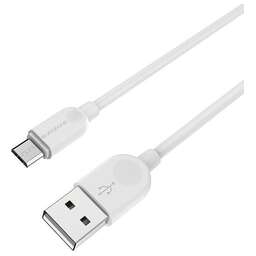 BOROFONE (6957531090014) BX14 USB (m)-microUSB (m) 2.0m - белый