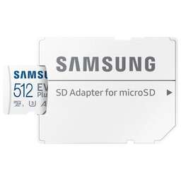 SAMSUNG Флеш карта microSDXC 512GB MB-MC512SA EVO Plus + adapter