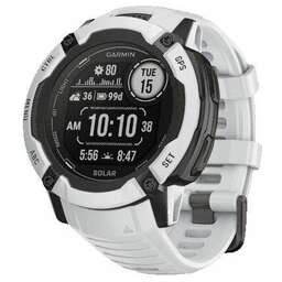 GARMIN Смарт-часы Instinct 2X Solar 50мм 1" MIP корп.белый/черный рем.белый (010-02805-04)