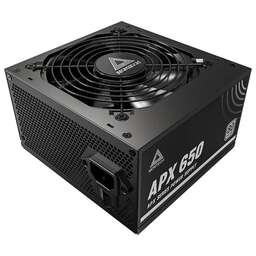 MONTECH Блок питания ATX 650W APX 650 80 PLUS WHITE (20+4pin) APFC 120mm fan 6xSATA RTL