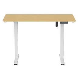 CACTUS Стол компьютерный CS-ED-WTBAM, с регулировкой высоты, электропривод, бамбук, бежевый