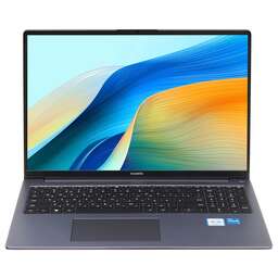 HUAWEI Ноутбук MateBook D 16 MCLF-X 16", IPS, Intel Core i5 12450H 2ГГц, 8-ядерный, 8ГБ LPDDR4x, 512ГБ SSD, Intel UHD Graphics, без операционной системы, серый космос [53013ydj]
