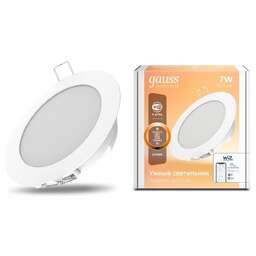 GAUSS Умный светильник IoT Smart Home потолоч. белый (2010122)