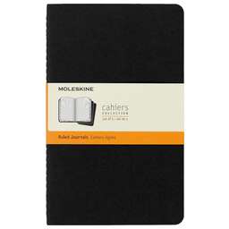 MOLESKINE Блокнот CAHIER JOURNAL, 80стр, в линейку, черный [qp316]